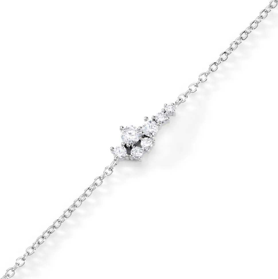 Bracelet Eden Argent Blanc Oxyde De Zirconium