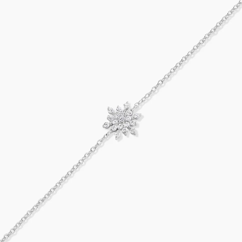 Bracelet Effie Argent Blanc Oxyde De Zirconium