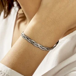 Bracelet Elae Argent Bicolore|Marc Orian Sale