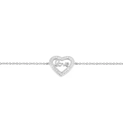 Bracelet Elansa Argent Blanc Oxyde De Zirconium