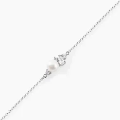 Bracelet Elea Argent Blanc Perle De Culture Oxyde De Zirconium|Marc Orian Best