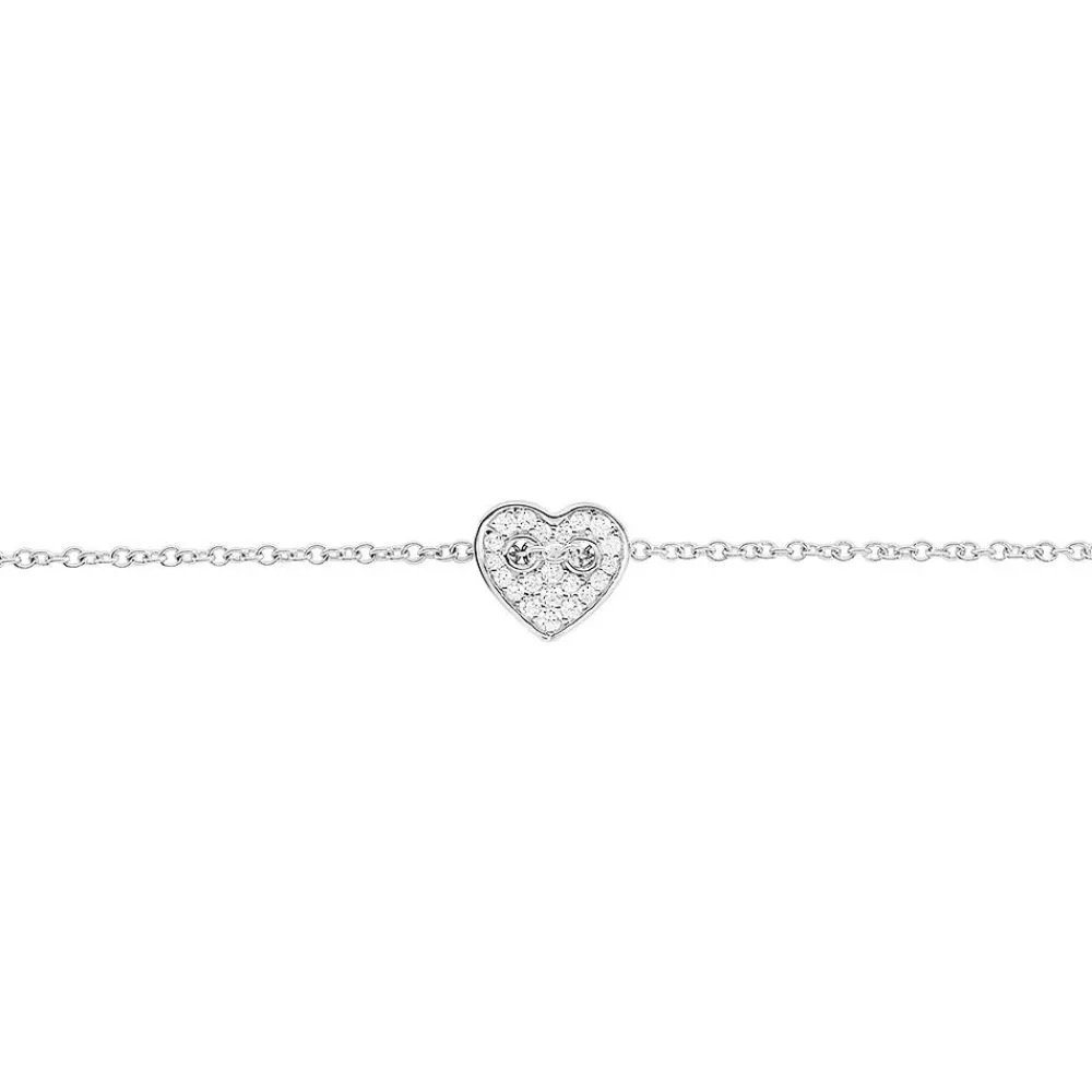 Bracelet Eliza Argent Blanc Oxyde De Zirconium|Marc Orian Outlet