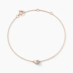 Bracelet Emilia Or Rose Diamant|Marc Orian
