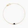 Bracelet Emotion Or Jaune Saphir Diamant