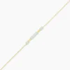 Bracelet Erdmann Or Jaune Aventurine