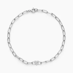 Bracelet Eternity Argent Blanc Oxyde De Zirconium