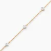 Bracelet Ethere Or Jaune Oxyde De Zirconium
