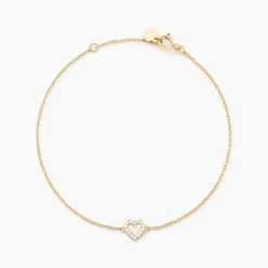 Bracelet Eufemia Or Jaune Oxyde De Zirconium