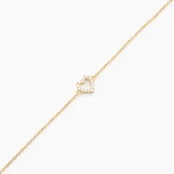 Bracelet Eufemia Or Jaune Oxyde De Zirconium