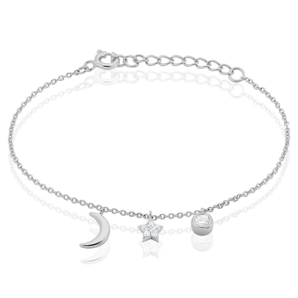 Bracelet Feeria Argent Blanc Oxyde De Zirconium|Marc Orian Sale