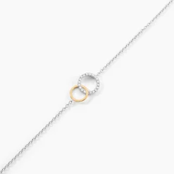 Bracelet Fei Or Jaune Argent Blanc Oxyde De Zirconium|Marc Orian Online