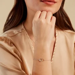 Bracelet Fei Or Jaune Argent Blanc Oxyde De Zirconium|Marc Orian Online