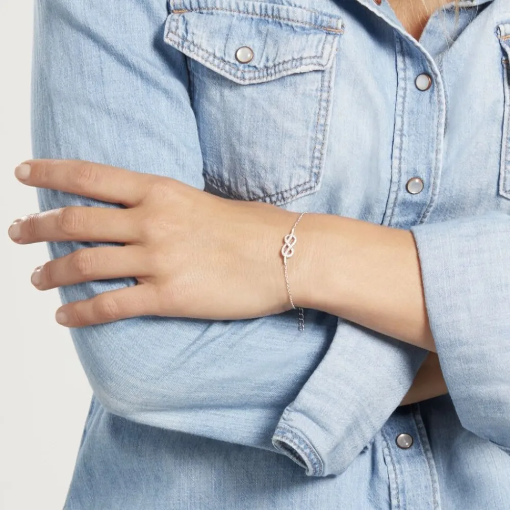 Bracelet Fiorine Argent Blanc Oxyde De Zirconium|Marc Orian Best
