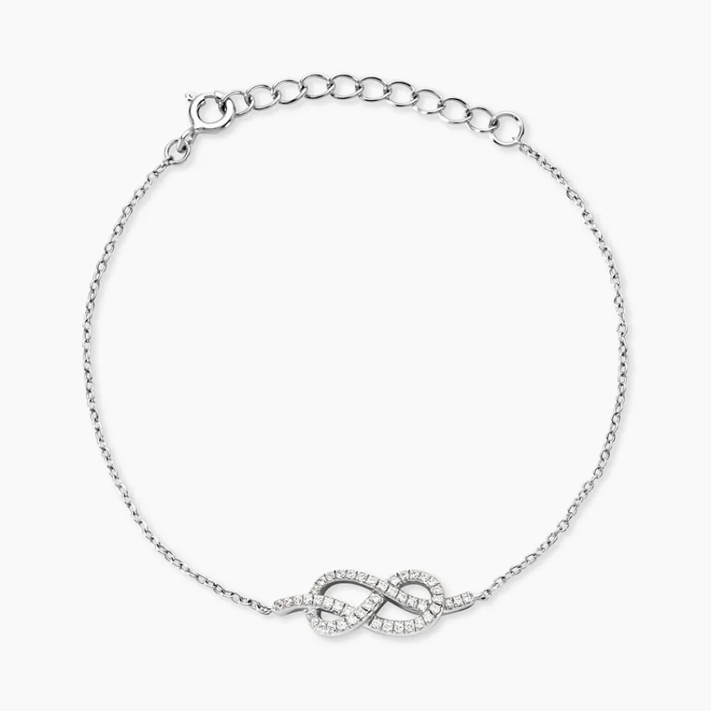 Bracelet Fiorine Argent Blanc Oxyde De Zirconium|Marc Orian Best