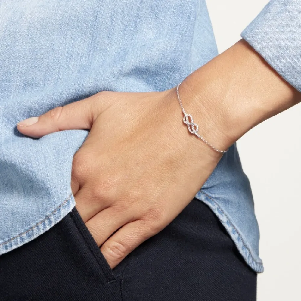 Bracelet Fiorine Argent Blanc Oxyde De Zirconium|Marc Orian Best