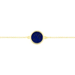 Bracelet Florica Or Jaune Lapis Lazuli