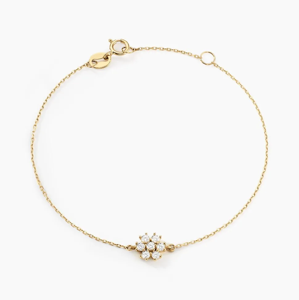 Bracelet Flurry Or Jaune Oxyde De Zirconium