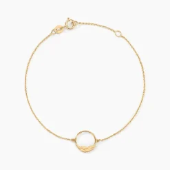 Bracelet Foliel Or Jaune