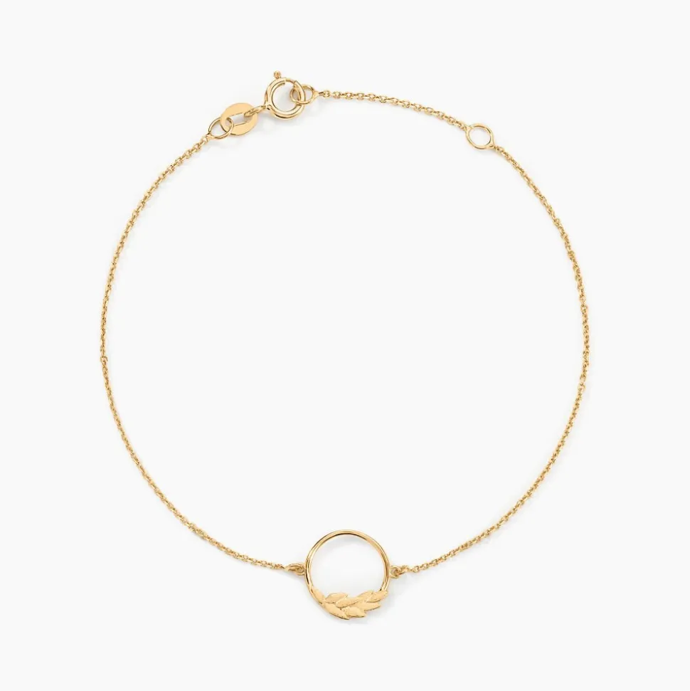 Bracelet Foliel Or Jaune