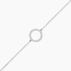 Bracelet Francesca Argent Blanc Oxyde De Zirconium