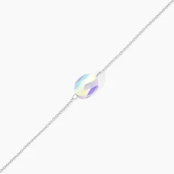 Bracelet Franz Argent Blanc Cristaux De Swarovski