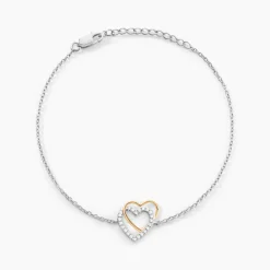 Bracelet Gine Or Jaune Argent Blanc Oxyde De Zirconium|Marc Orian Hot