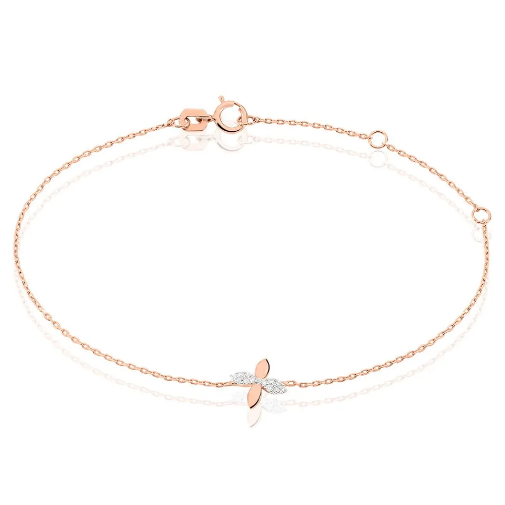 Bracelet Ginila Or Rose Diamant|Marc Orian Best