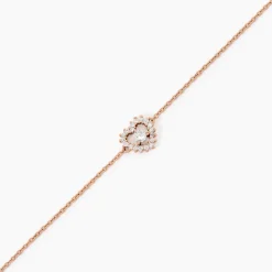 Bracelet Gino Argent Rose Oxyde De Zirconium