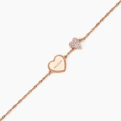 Bracelet Gloria Argent Rose Oxyde De Zirconium