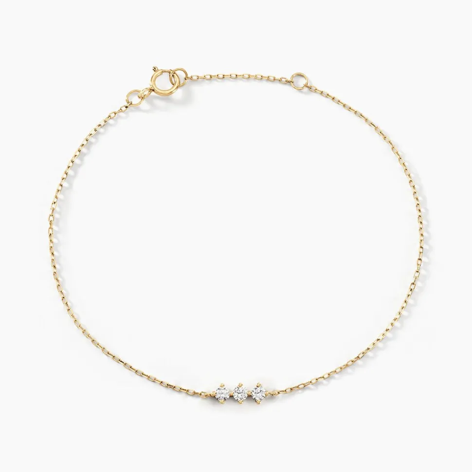 Bracelet Graziano Or Jaune Diamant Synthétique