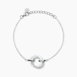 Bracelet Grizzel Argent Blanc Oxyde De Zirconium