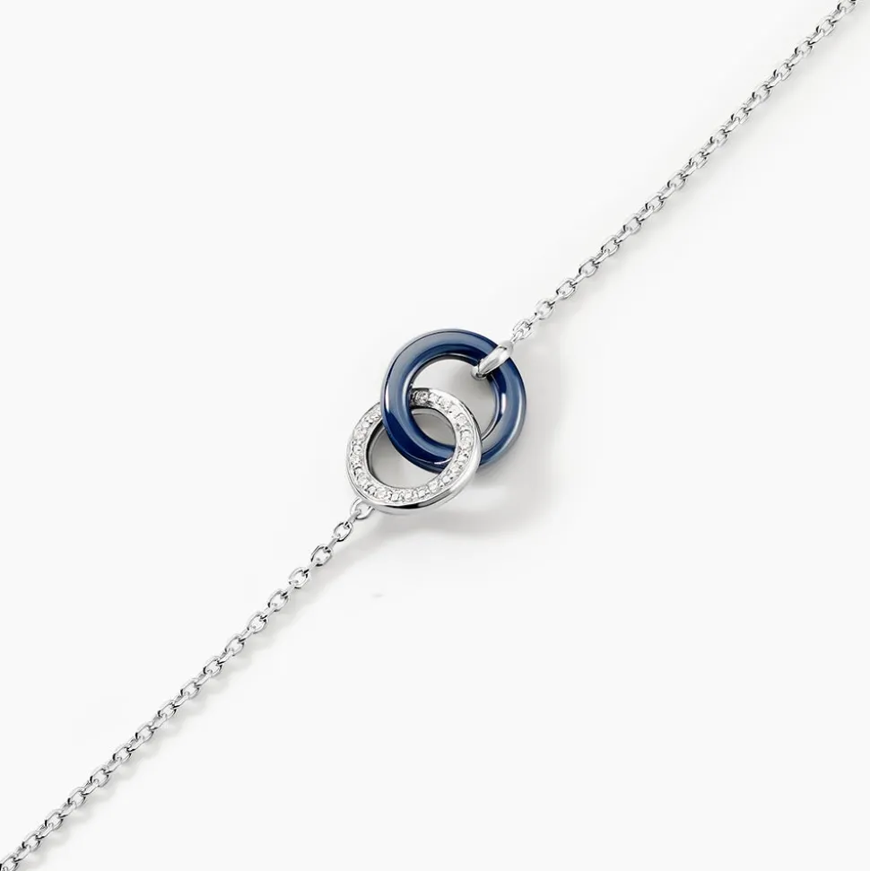 Bracelet Grizzel Argent Blanc Oxyde De Zirconium
