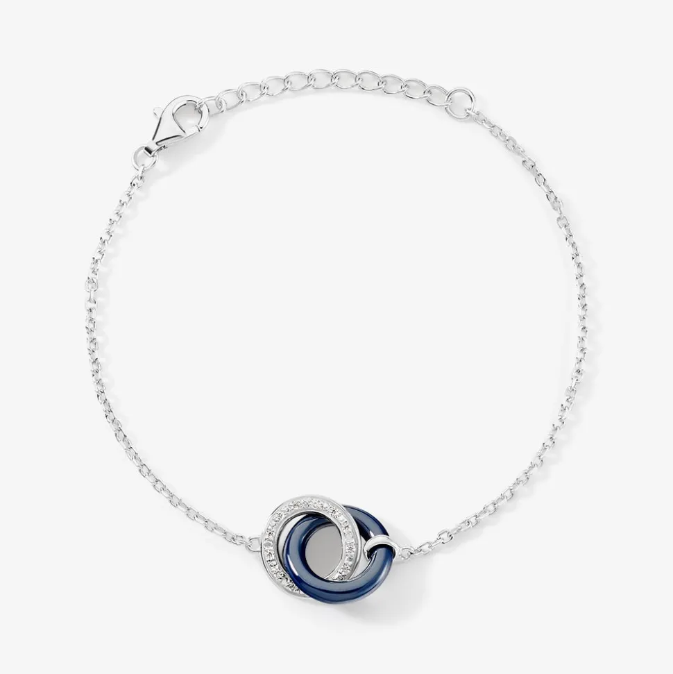 Bracelet Grizzel Argent Blanc Oxyde De Zirconium