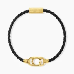 Bracelet Guess Regata Cordon Noir|GUESS BIJOUX