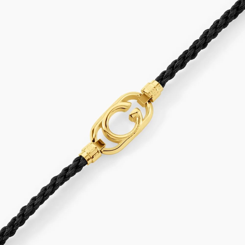 Bracelet Guess Regata Cordon Noir|GUESS BIJOUX