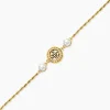 Bracelet Guess Tiny Pearly Acier Jaune Oxyde De Zirconium Perle D'Imitation|GUESS BIJOUX Hot