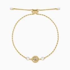 Bracelet Guess Tiny Pearly Acier Jaune Oxyde De Zirconium Perle D'Imitation|GUESS BIJOUX Hot