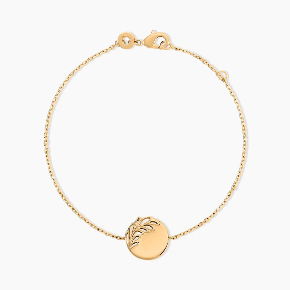 Bracelet Hanaelle Plaque Or Jaune|Marc Orian Online
