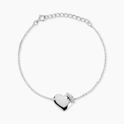 Bracelet Hearten Argent Blanc