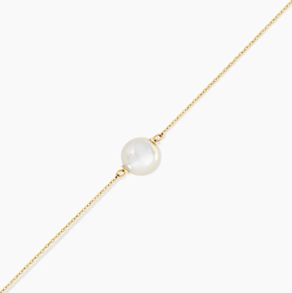 Bracelet Hege Or Jaune Nacre