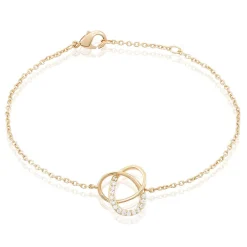 Bracelet Henia Plaque Or Jaune Oxyde De Zirconium|Marc Orian Clearance