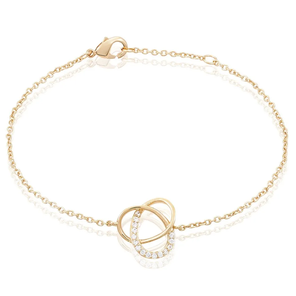 Bracelet Henia Plaque Or Jaune Oxyde De Zirconium|Marc Orian Clearance