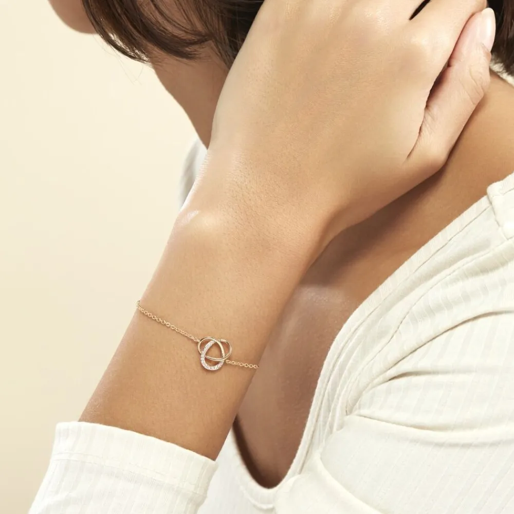 Bracelet Henia Plaque Or Jaune Oxyde De Zirconium|Marc Orian Clearance