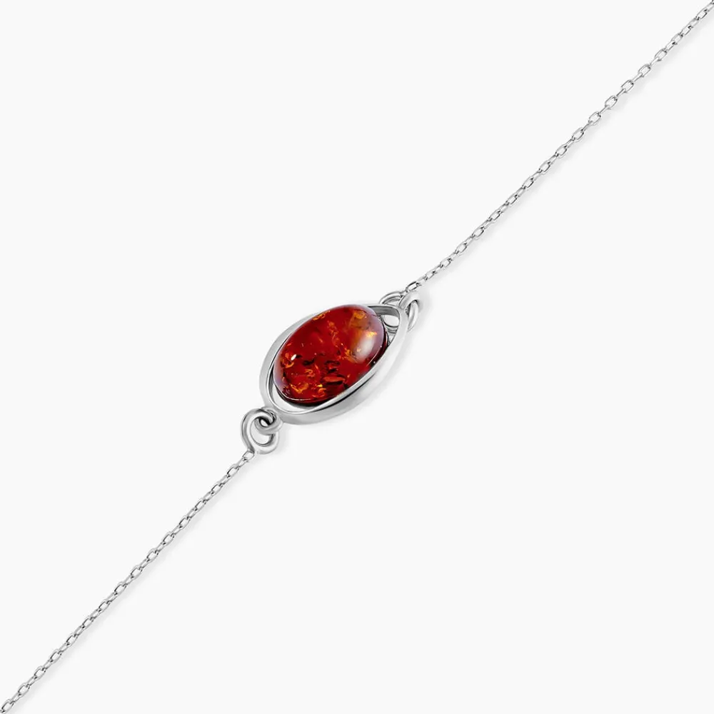 Bracelet Hilda Argent Blanc Ambre|Marc Orian Hot