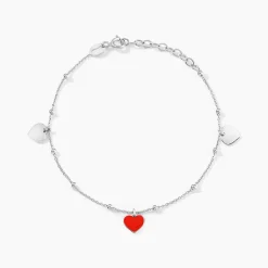 Bracelet Hinde Argent Blanc