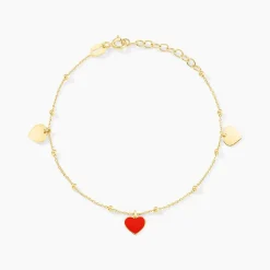 Bracelet Hinde Argent Jaune