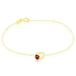 Bracelet Hydrangee Or Jaune