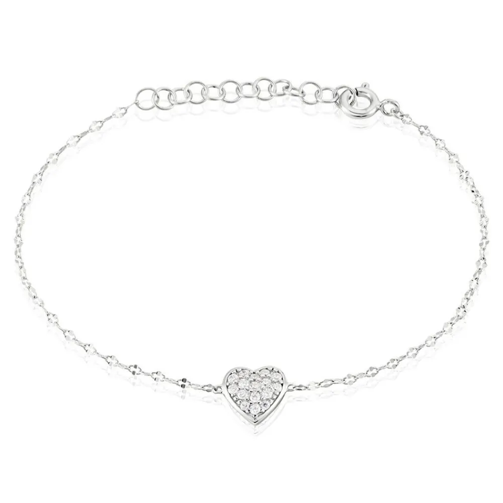 Bracelet Idan Argent Blanc Oxyde De Zirconium|Marc Orian Sale