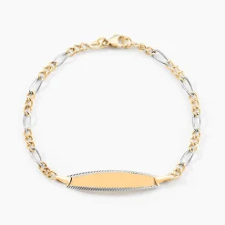 Bracelet Identité Bartolomee Maille Alternee 1/3|Marc Orian New