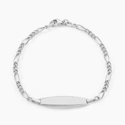 Bracelet Identité Bartolomee Maille Alternee 1/3|Marc Orian